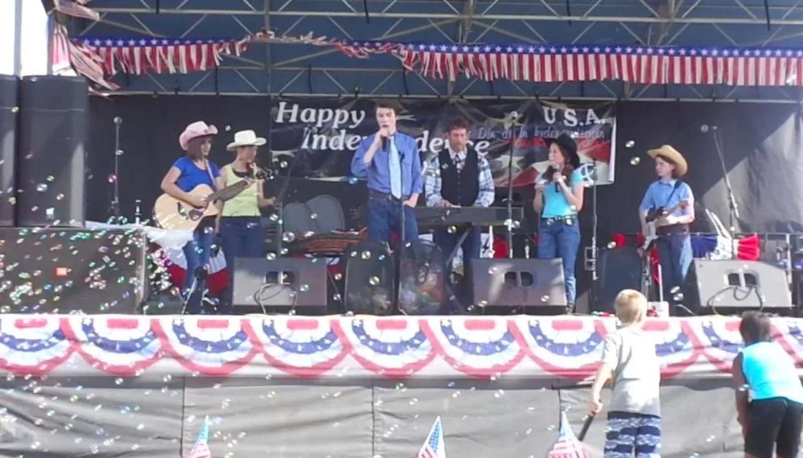 Fourth of July festival performance
