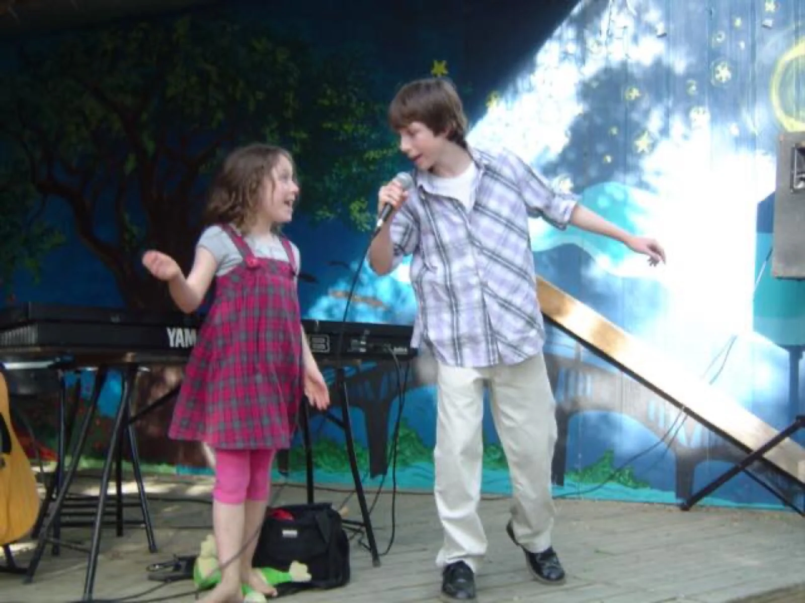 Amber and Nick at Freddy's