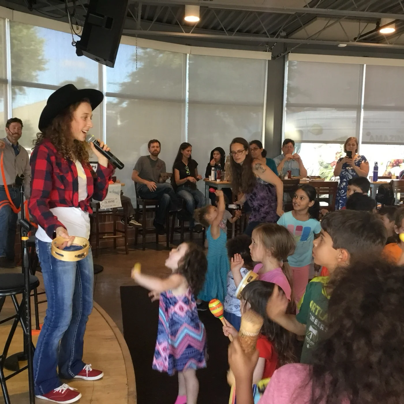Kids playing instruments