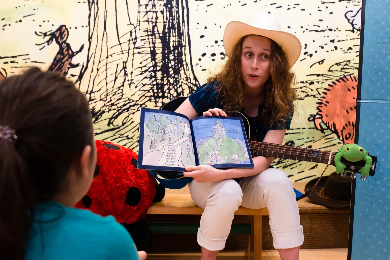 Music storytime at the library